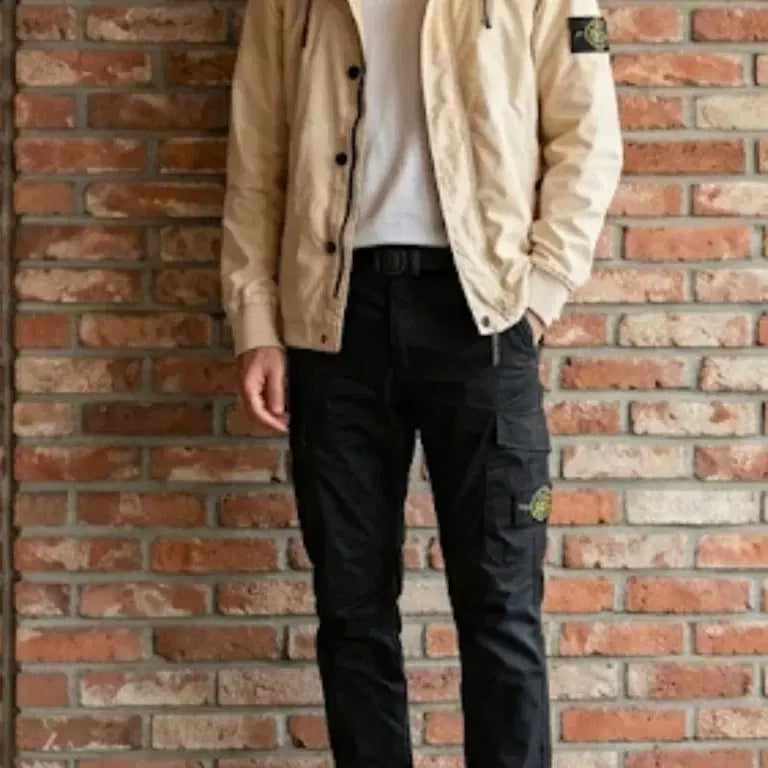 [SOLD OUT] [2회착/백화점판] 스톤아일랜드 마이크로렙스 후드 바람막이