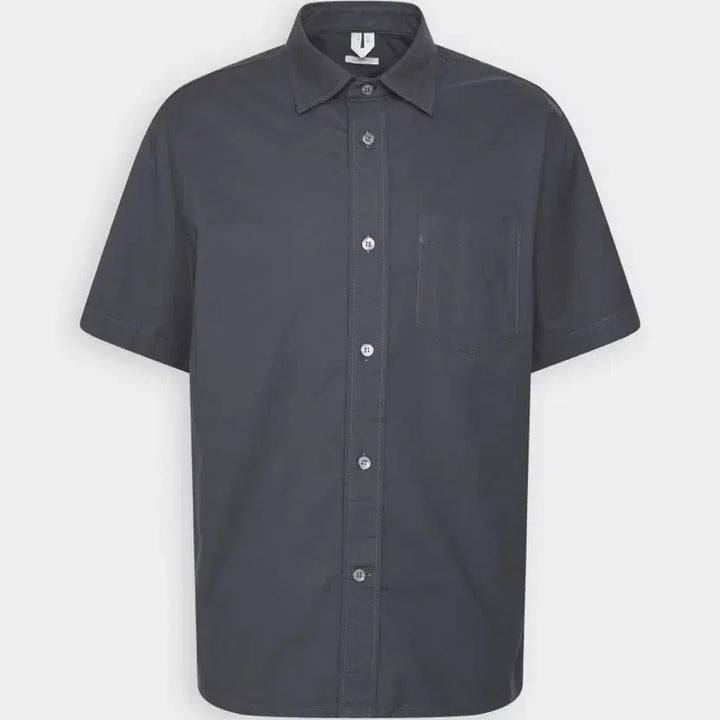 [BUNJANG] Arket Charcoal Regular Fit Short Sleeve Shirt Size 50 / ARKET 차콜 반팔 셔츠 50 새상품 (105 추천)