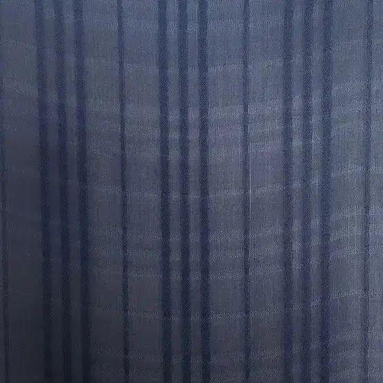 [BUNJANG] Burberry Navy Check Silk Scarf / 명품 버버리 네이비 체크 실크 스카프