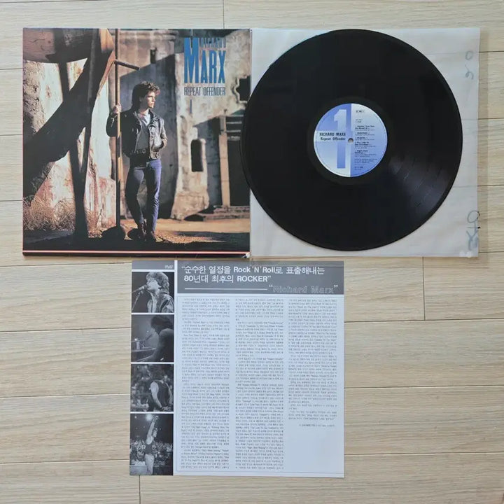 [BUNJANG] Richard Marx Repeat Offender LP Vinyl Record / 리차드 막스 Repeat Offender LP 음반
