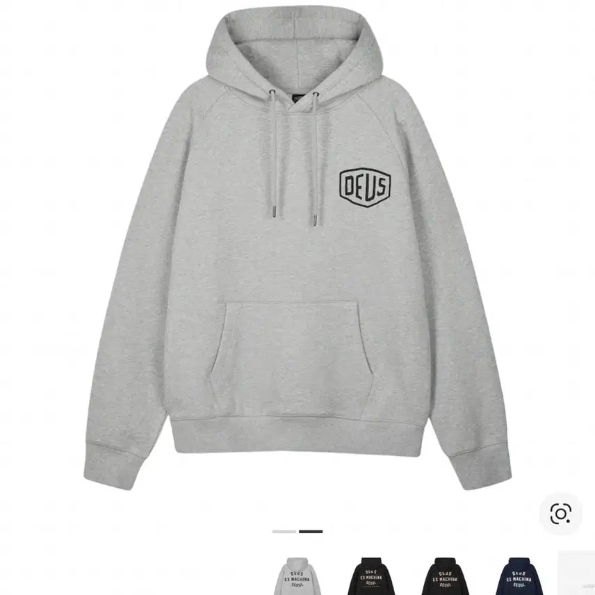 [BUNJANG] Deus Ex Machina Hoodie Gray / 데우스 엑스 마키나 후드티 그레이