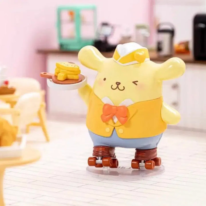 [BUNJANG] Sanrio Characters Roller Skating Restaurant Figure / 산리오 캐릭터즈 롤러 스케이팅 레스토랑 피규어