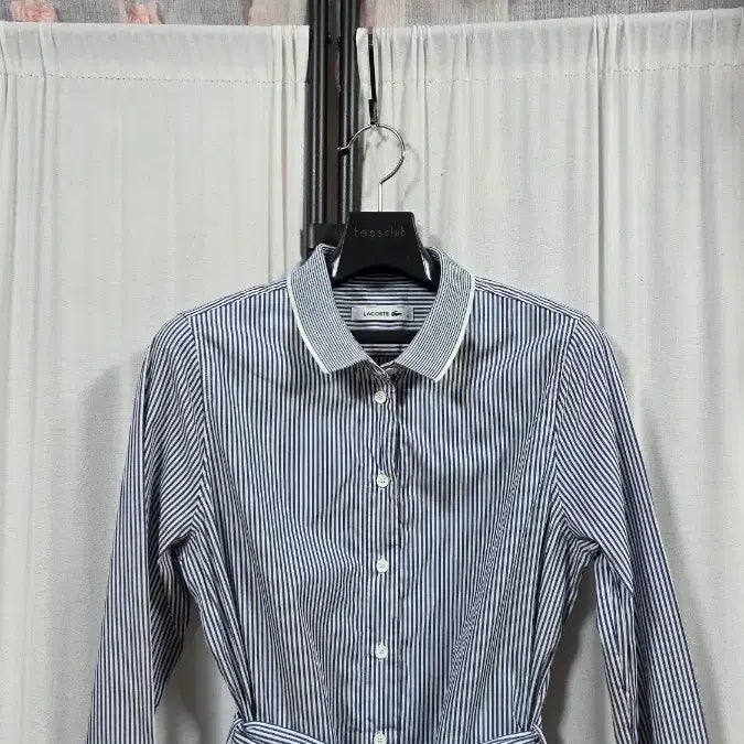 [BUNJANG] Lacoste Long Striped Dress / 라코스테롱원피스(95)