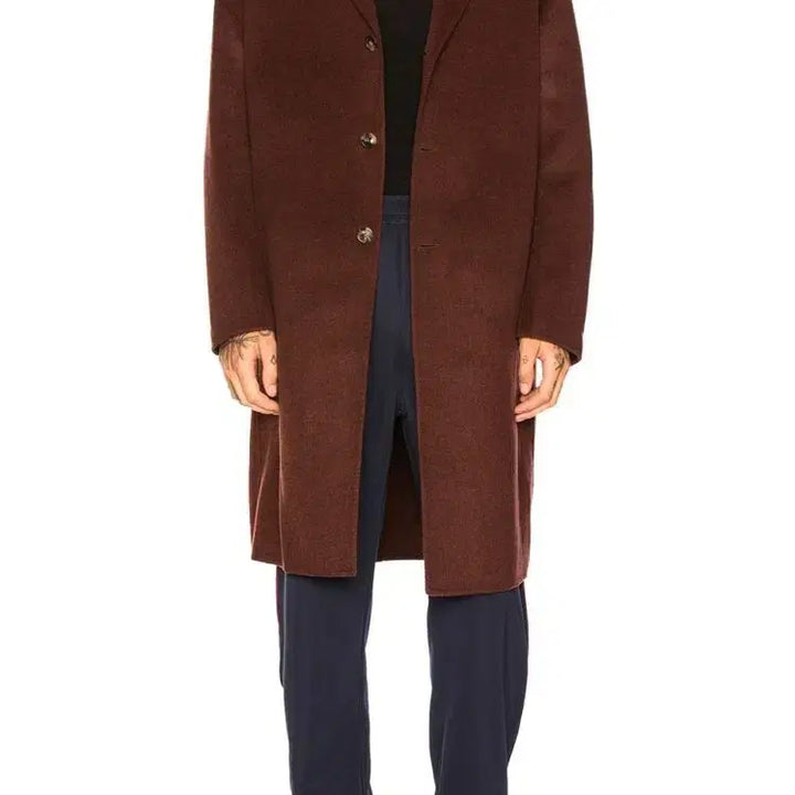 [BUNJANG] ORBIT Red Melange Handmade Coat / 오르빗(ORBIT) / 레드멜란지 핸메 코트 (아크네 채드 St) / L