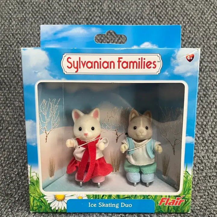 [BUNJANG] Sylvanian Families Skating Duo Figure / 실바니안 올드 스케이팅 듀오