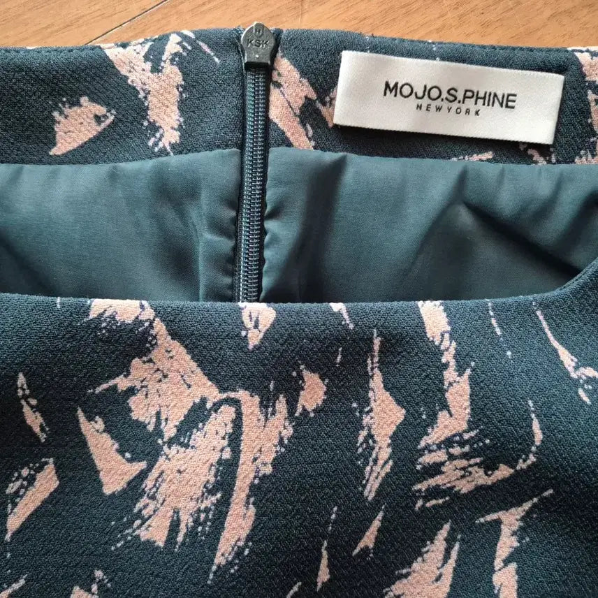 [BUNJANG] NOJO.S.PHINE Patterned Dress Emerald / NOJO.S.PHINE 패턴 원피스 에메랄드