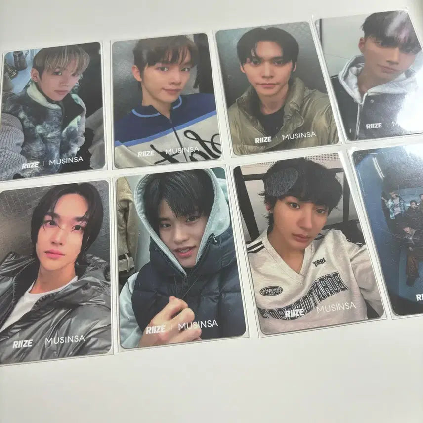 [BUNJANG] RIIZE Musinsa Photocard Bundle Set / 라이즈 무신사 포토카드 8장