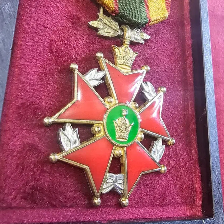 [BUNJANG] Iran Pahlavi Dynasty Order of Service Medal (Neshan-e Khedmat) - Sterling Silver / 이란 팔라비 왕조  (공로 훈장)