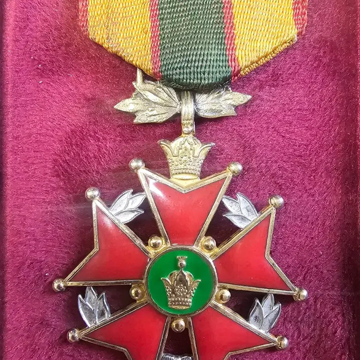 [BUNJANG] Iran Pahlavi Dynasty Order of Service Medal (Neshan-e Khedmat) - Sterling Silver / 이란 팔라비 왕조  (공로 훈장)