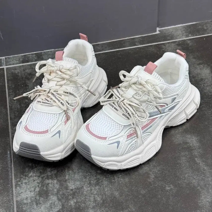[BUNJANG] Mesh Chunky Sneakers / 매쉬 어글리 스니커즈 망사 운동화