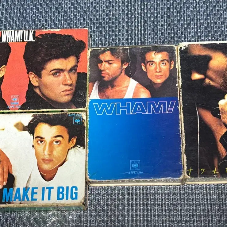 [BUNJANG] Wham! Complete Collection (1982-1985) &amp; George Michael Debut Album (1987) - Original Earth Records Cassette Tapes / 왬 전집(82~85), 조지 마이클 데뷔(87) 지구레코드 정품