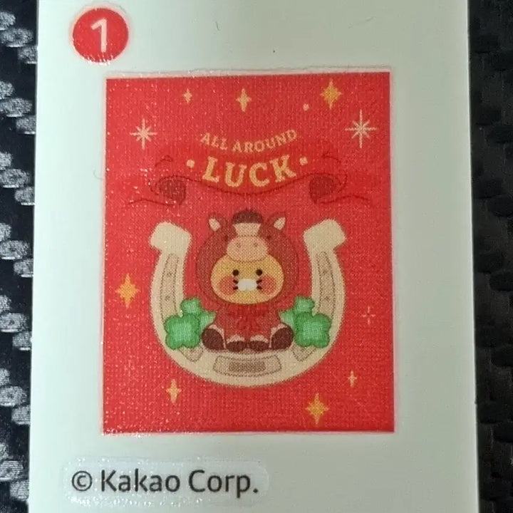 [BUNJANG] Kakao Friends Chunsik Ddiddong Seal Sticker / [춘식이 띠부씰] 맛삼춘 1 스티커/띠부실