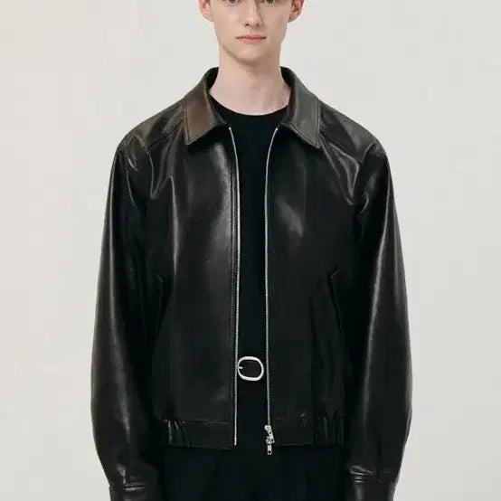 [BUNJANG] Dopejason Premium Lambskin Bomber Jacket XL / 도프제이슨 프리미엄 베지터블 램스킨 보머 가죽 자켓 XL