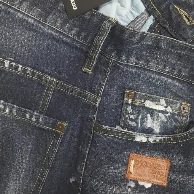 [BUNJANG] Dsquared2 Italian Edition Distressed Stretch Denim Jeans Size 32 / 디스퀘어드2(이태리판) 스판청바지 32"(No.207)새제품!