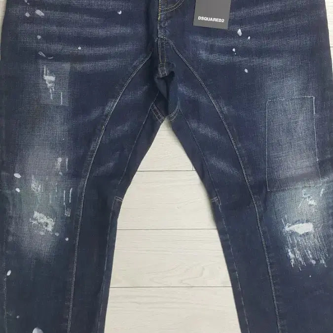 [BUNJANG] Dsquared2 Italian Edition Distressed Stretch Denim Jeans Size 32 / 디스퀘어드2(이태리판) 스판청바지 32"(No.207)새제품!