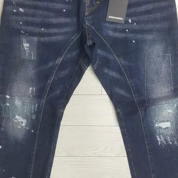 [BUNJANG] Dsquared2 Italian Edition Distressed Stretch Denim Jeans Size 32 / 디스퀘어드2(이태리판) 스판청바지 32"(No.207)새제품!