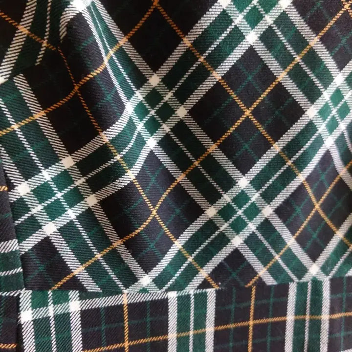 [BUNJANG] Check Pattern Long Dress / 체크 패턴 롱 원피스