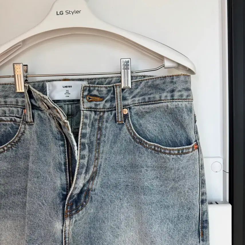 [BUNJANG] LAB 101 Vintage Wash Denim Pants / LAB 101 빈티지 데님 팬츠