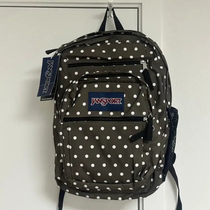 [BUNJANG] JanSport Backpack Khaki Dot / (새상품)잔스포츠 백팩 카키 도트