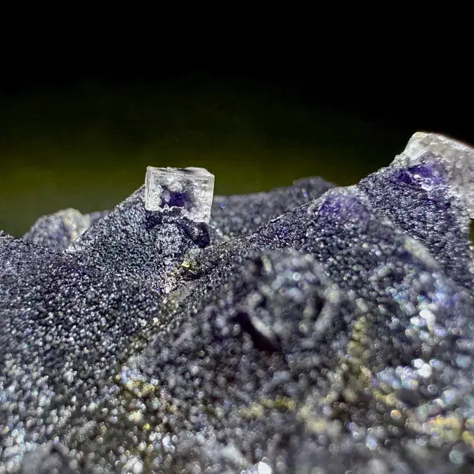 [BUNJANG] Celadon Fluorite Crystal / 2차 결정 보라 형석