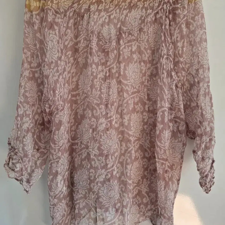 [BUNJANG] Sisleley Flower Pattern Blouse / 시슬리 플라워 패턴 블라우스(무배)