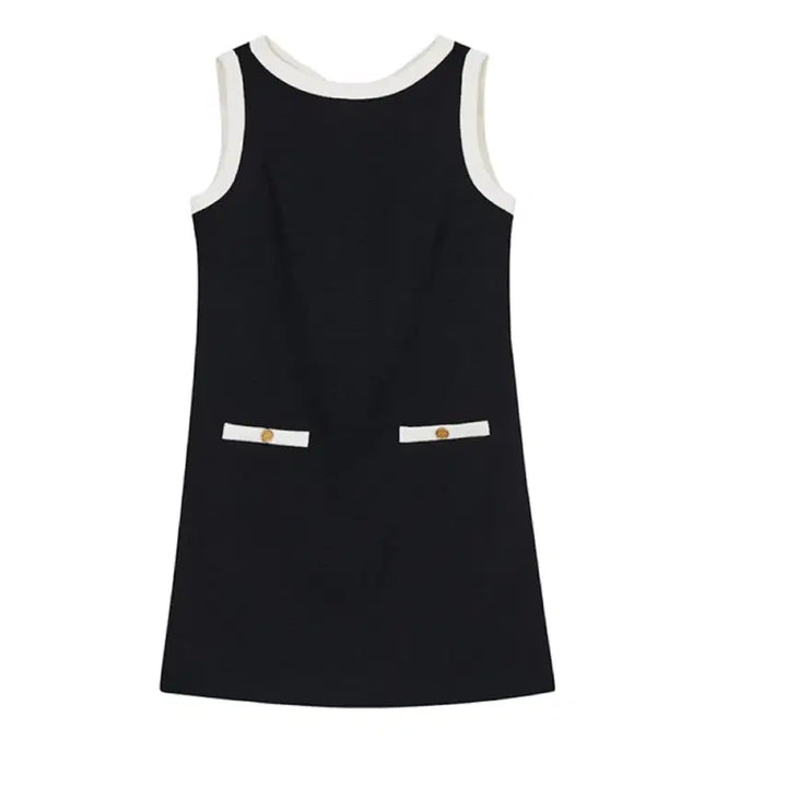 [BUNJANG] 르메메 Black Marine One-Piece Dress / 르메메 블랙 마린 원피스