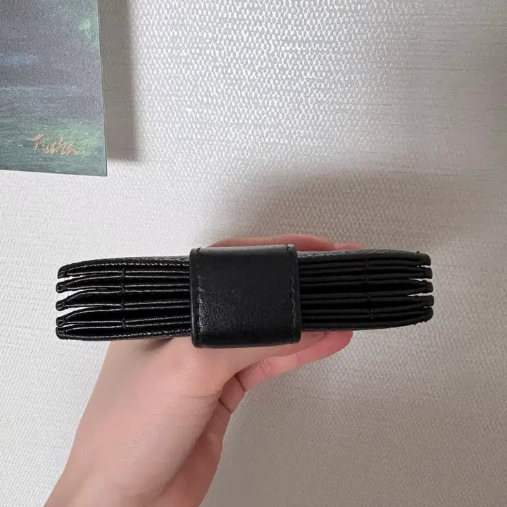[BUNJANG] Prada Saffiano Accordion Card Wallet / 프라다 사피아노 아코디언 지갑