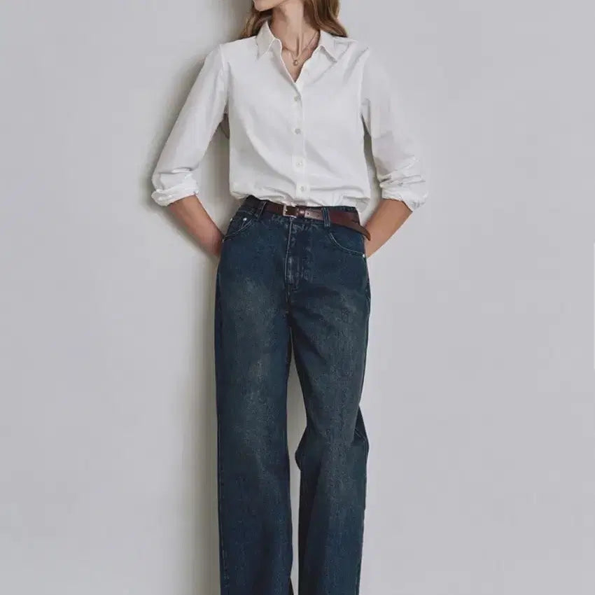 [BUNJANG] Customellow Loose Fit Bootcut Denim Pants / [새상품] 정가 69000원 커스텀어클락 루즈핏 부츠컷 데님 팬츠