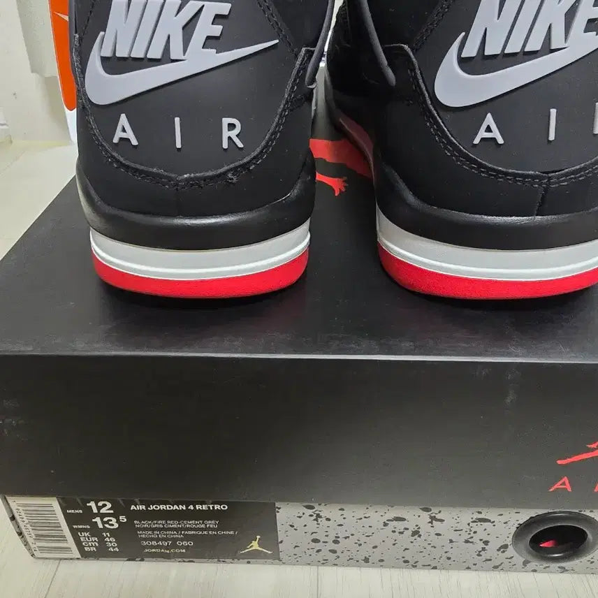 [BUNJANG] Nike Air Jordan 14 Bred Sneakers / 나이키 에어조던4 브레드 300사이즈