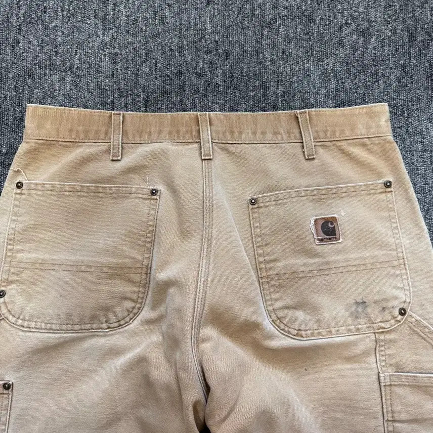 [SOLD OUT] 90s USA 칼하트 베이지 더블니 팬츠 34
