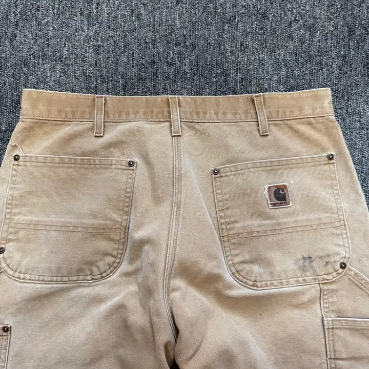 [SOLD OUT] 90s USA 칼하트 베이지 더블니 팬츠 34