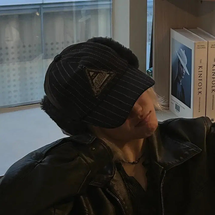 [BUNJANG] KENZA Brown Fur Lined Baseball Cap / 갈색 퍼 안감이 있는 야구 모자