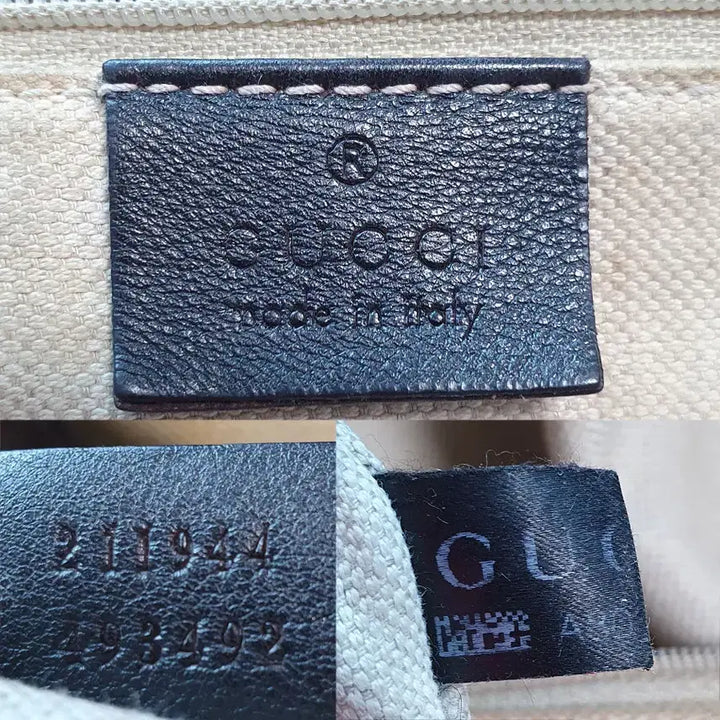 [SOLD OUT] 구찌 GG 가죽 팬던트장식 숄더백 중고 가방 은피아노