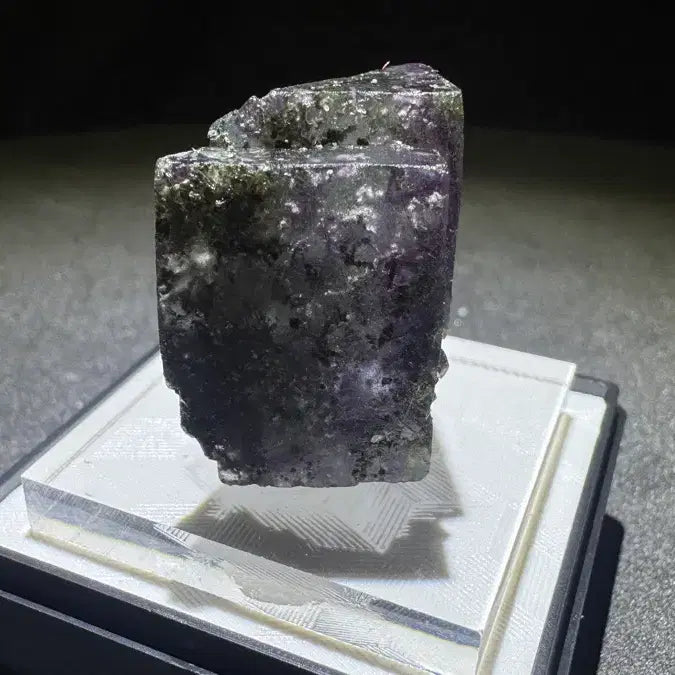 [BUNJANG] Purple Fluorite with Green Chlorite Specimen / 보라형석