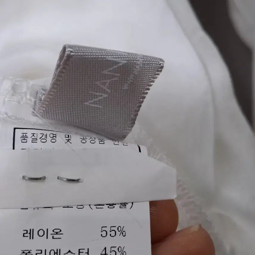[SOLD OUT] 난닝9  화이트 셔츠 블라우스 긴팔