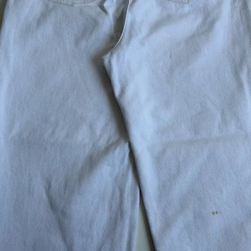 [BUNJANG] Amomento White Denim Pants / 아모멘토 Amomento 오프 화이트 데님