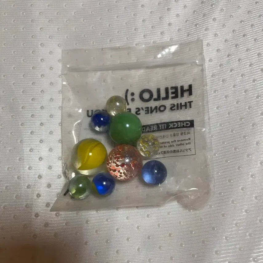 [BUNJANG] Colorful Glass Marbles Bundle / 컬러 유리구슬 묶음