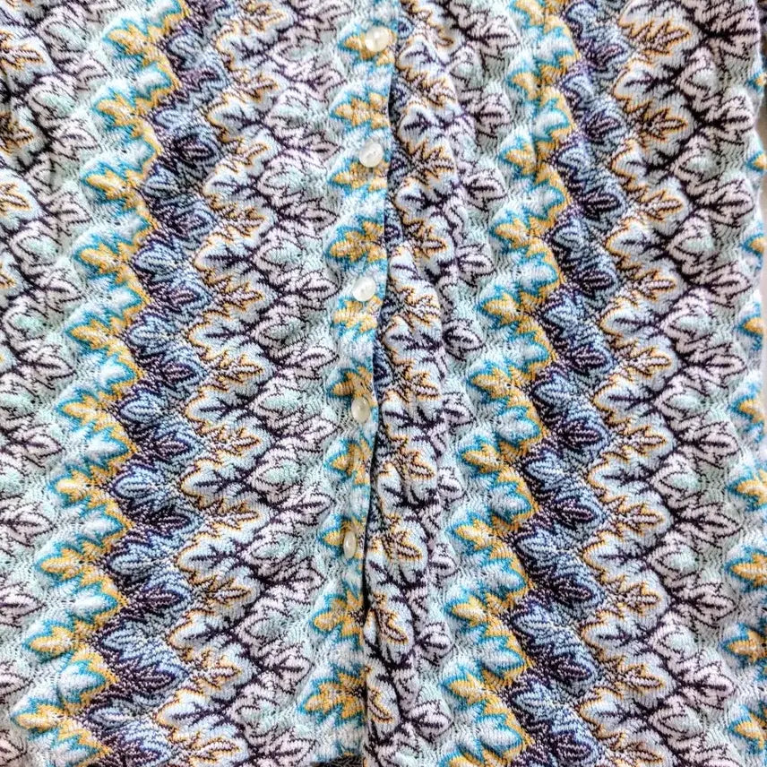 [BUNJANG] DGRACE Patterned Blouse / DGRACE 패턴 셔츠 블라우스/셔츠