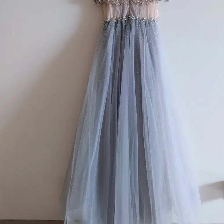 [BUNJANG] Beaded Embellished Maxi Dress / 비즈 장식 드레스