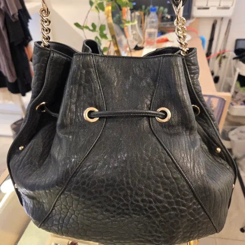 [BUNJANG] Renoma Leather Shoulder/Cross Bag / 레노마 콤비지퍼 레더 백 (끈조절가능)