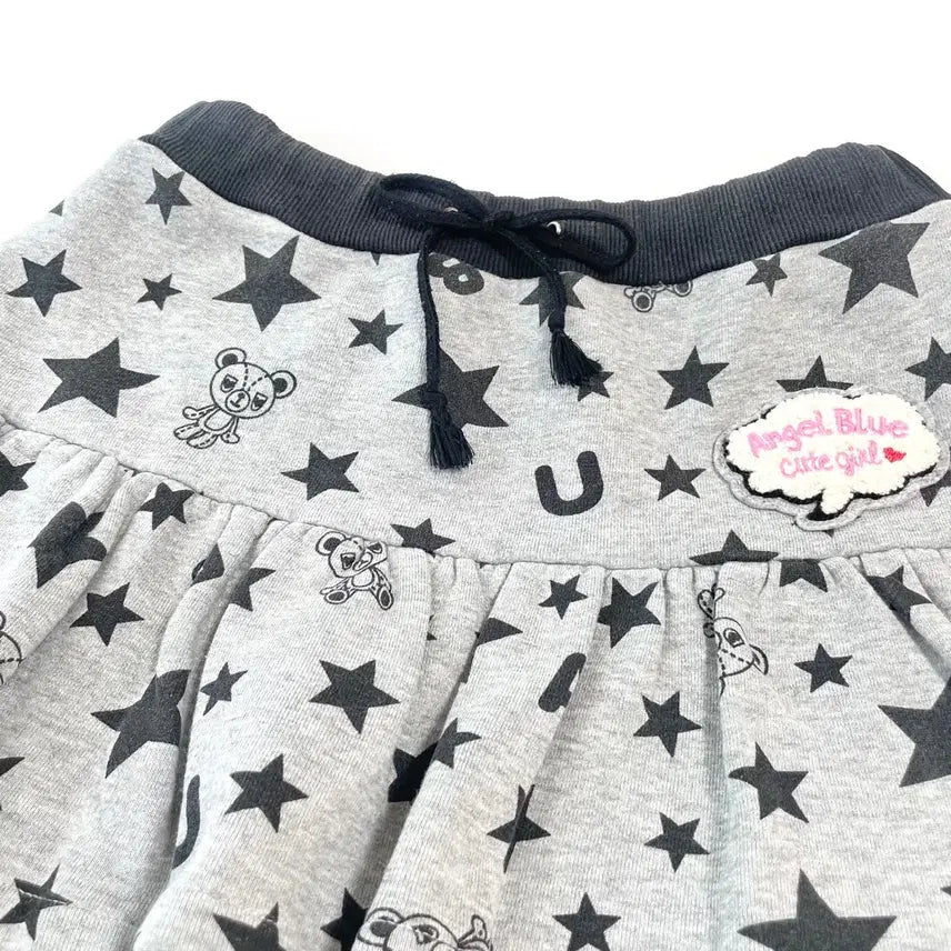 [BUNJANG] Angle Blue Star Ruffled Skirt / Angle blue 엔젤블루 헤이세이깔 별 캉캉스커트 조지후쿠 팝갸루키치