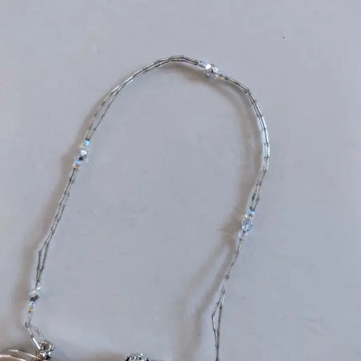 [BUNJANG] Beaded Lace Mini Clutch Bag / 비즈 레이스 클러치 미니백