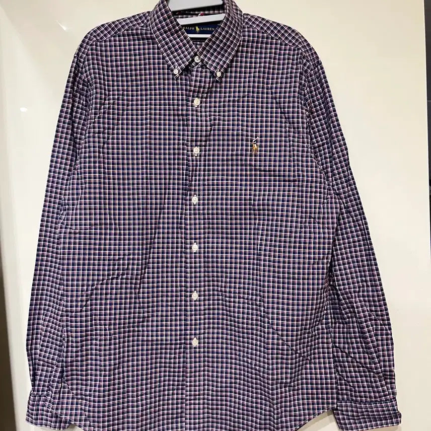 [BUNJANG] Polo Ralph Lauren Checkered Button-Up Shirt / (L)폴로랄프로렌 체크 남방 셔츠