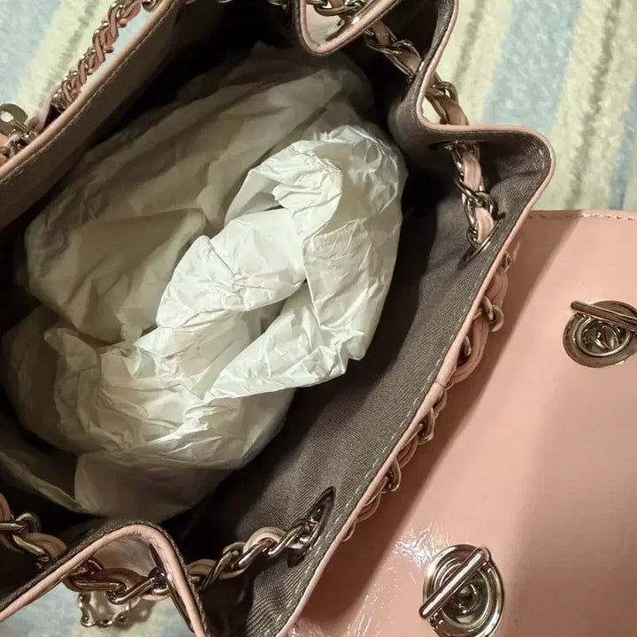 [BUNJANG] Cardinal Red Howa Bag Mute Pink Handbag / 카디널레드 하우아백 뮤트 핑크