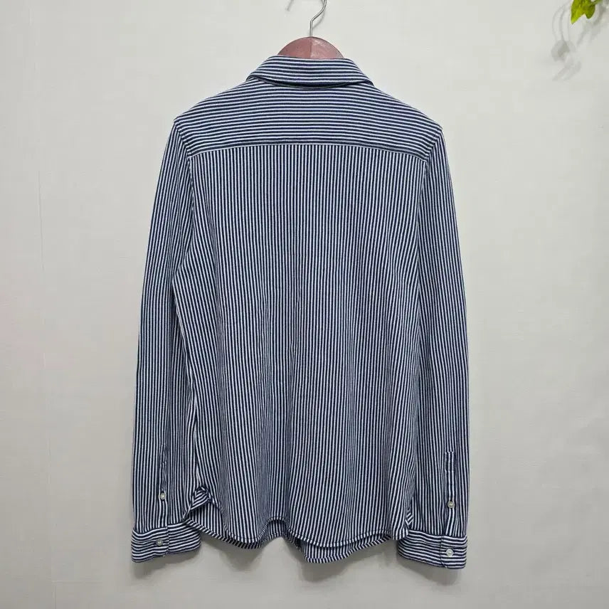 [BUNJANG] Lacoste Striped Long Sleeve Shirt / 라코스테 스트라이프 긴팔 셔츠