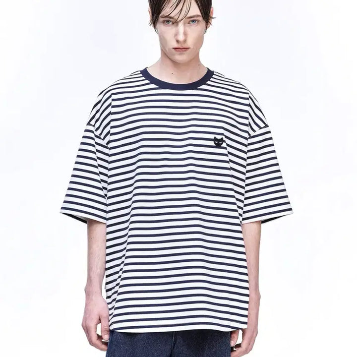[SOLD OUT] 송지오 지제로 레트로 퓨처 티셔츠 네이비 - XS 사이즈