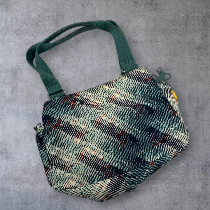 [BUNJANG] Kipling Mint Pattern Nylon Tote Bag / 키플링 Kipling 민트 패턴 나일론 토트백 숄더백