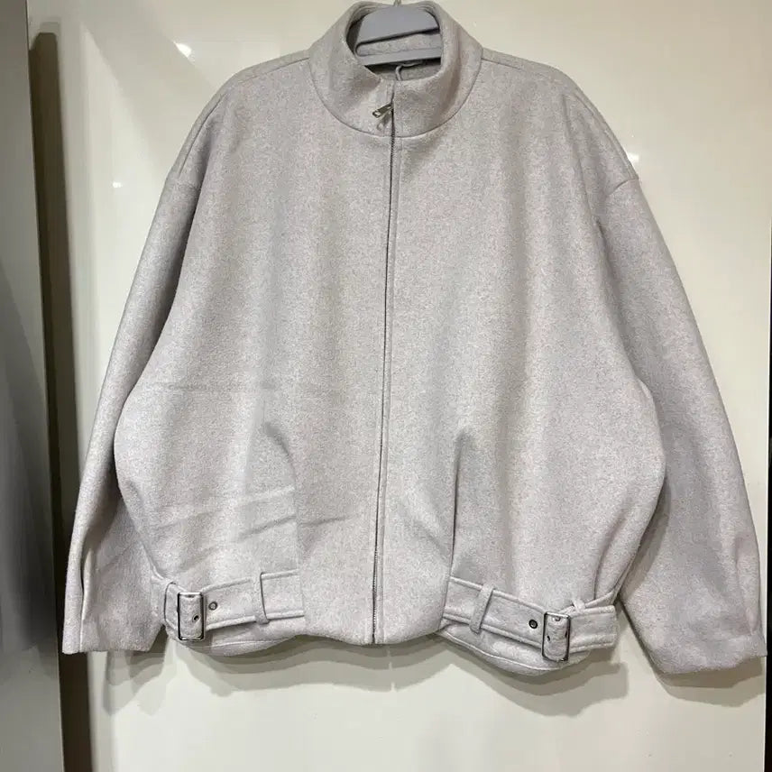 [BUNJANG] Zara Technical High Neck Wool Zip-Up Jacket / (L)자라 테크니컬 하이넥 울 집업 재킷