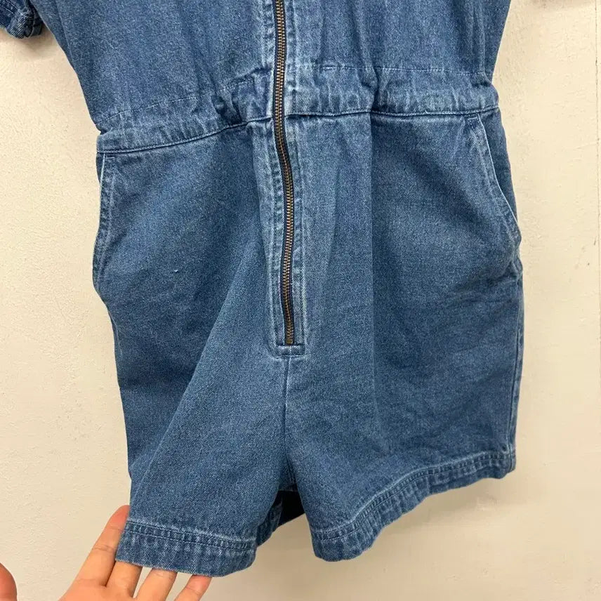 [BUNJANG] Adidas Denim Jumpsuit / 아디다스 데님 점프수트