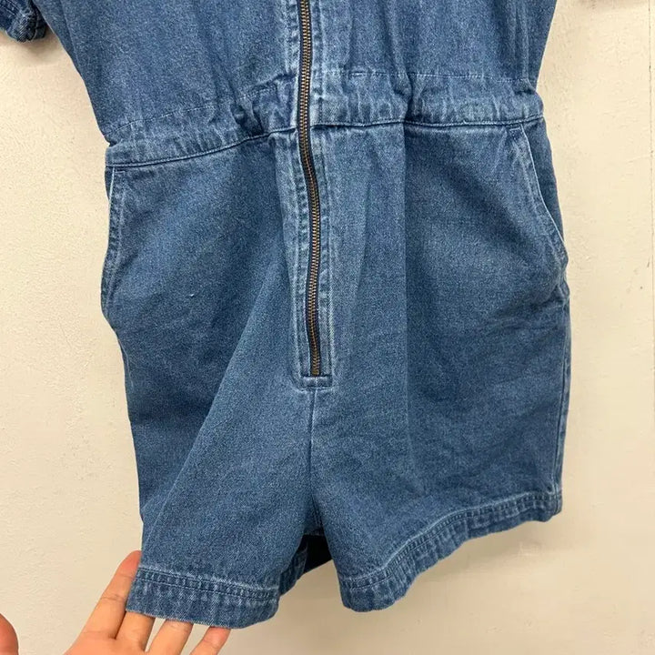 [BUNJANG] Adidas Denim Jumpsuit / 아디다스 데님 점프수트